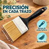 Brocha Popular Negra De 3 Pulgadas — características y ancho nominal