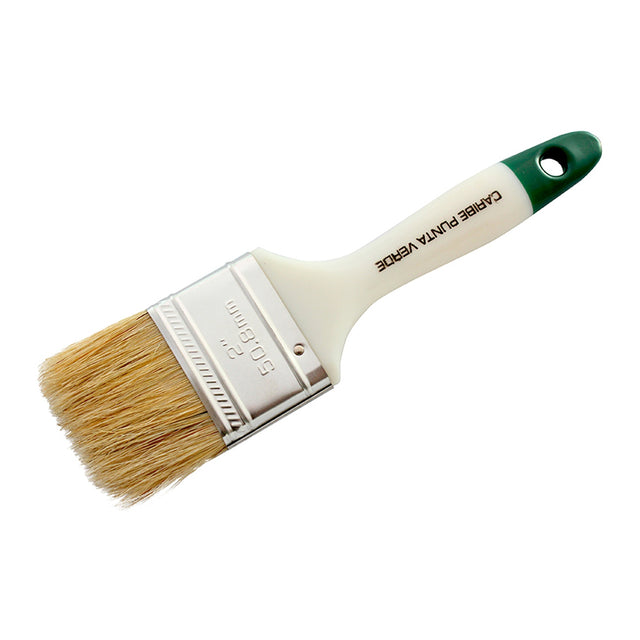 Brocha Punta Verde De 2 Pulgadas — producto sobre fondo blanco
