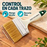 Brocha Punta Verde De 4 Pulgadas — características y ancho nominal