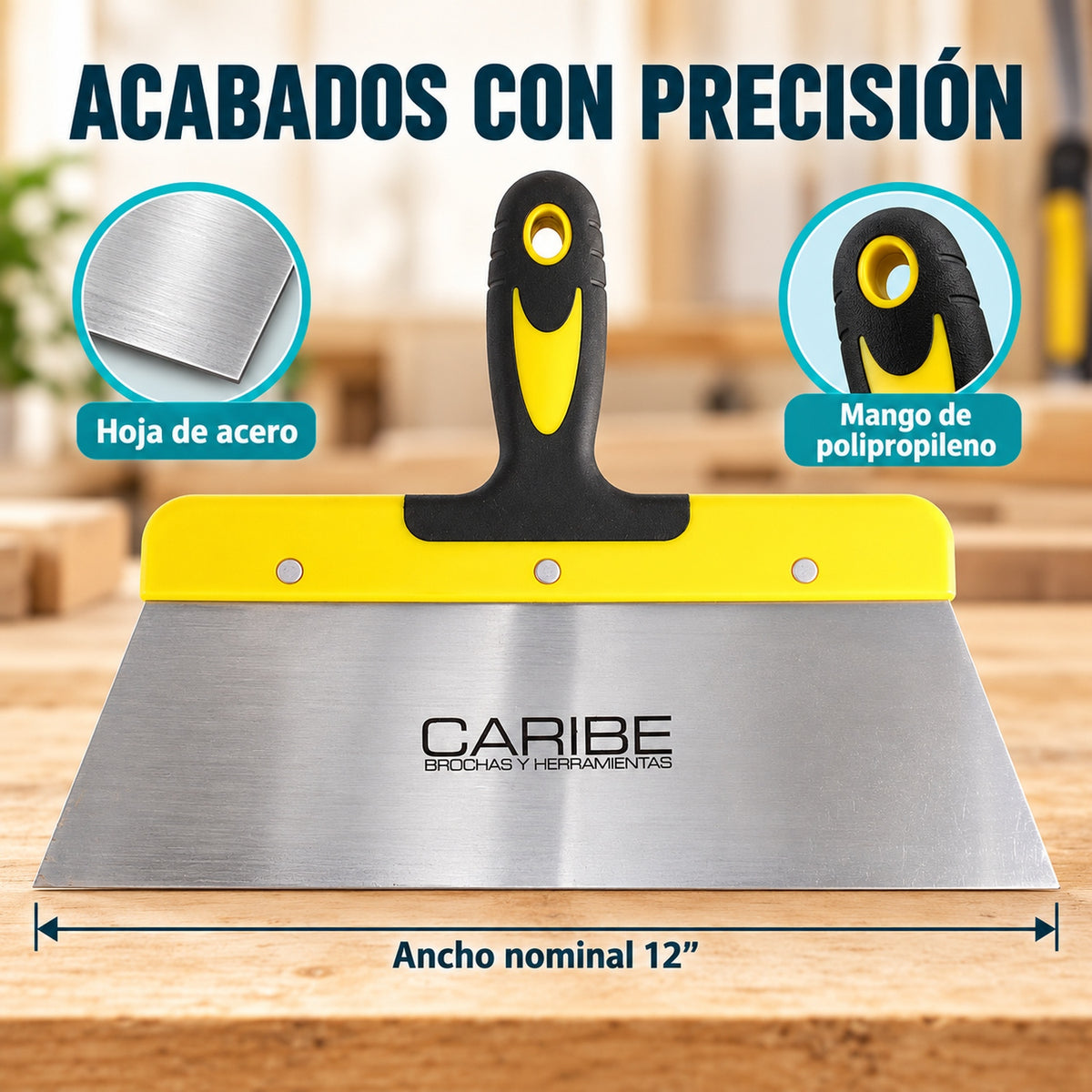 Espátula Para Drywall De 12 Pulgadas — características y detalles
