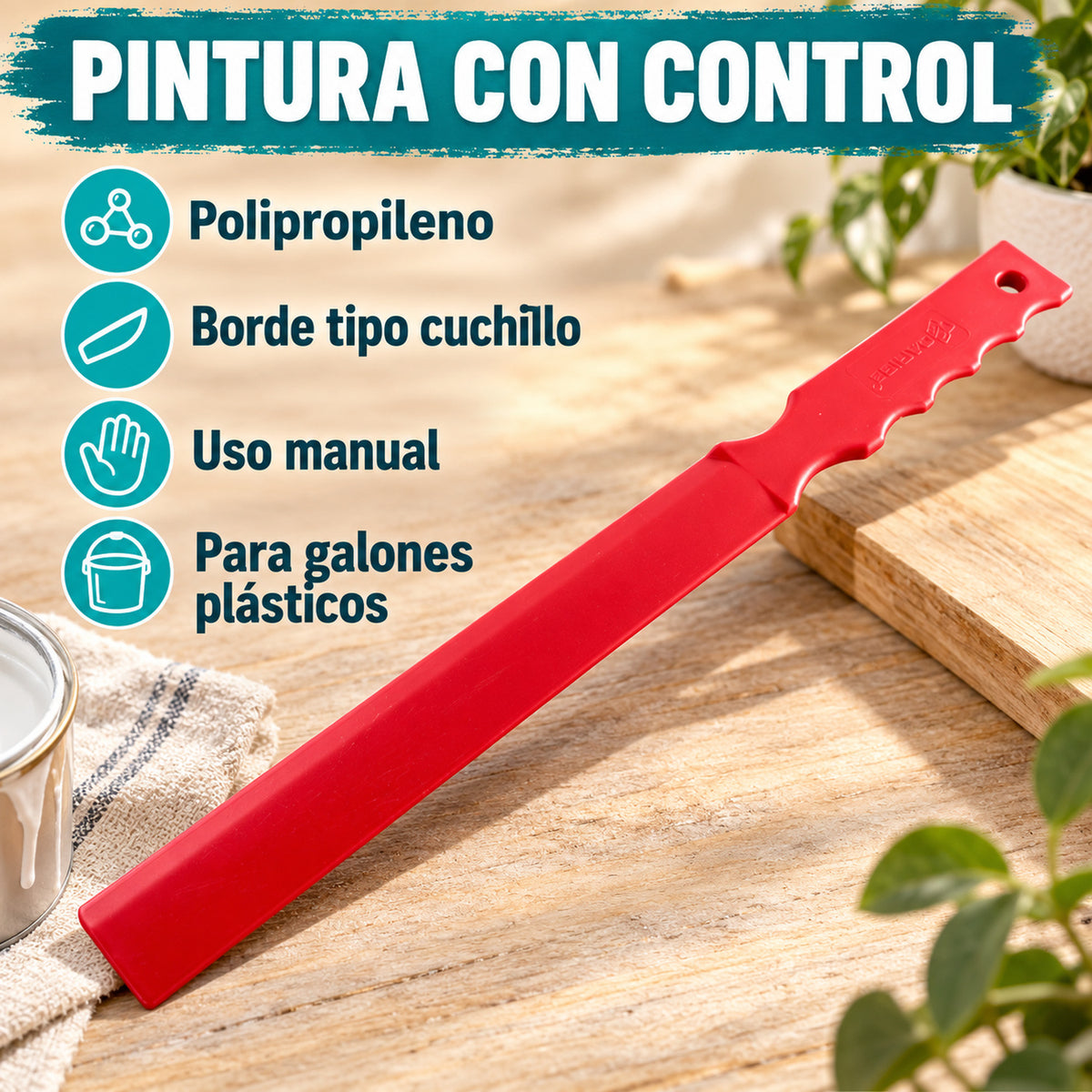 Mezclador Manual De Pintura Tipo Cuchillo — características del producto