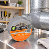 Cinta Para Ducto Gris De 48 mm × 30 m — escena de uso