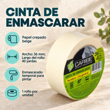 Cinta De Enmascarar Beige De 36 mm × 40 Yardas — material, presentación y características