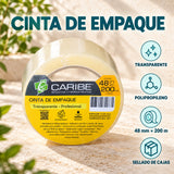 Cinta De Empaque Transparente 48 mm × 200 m — características del producto