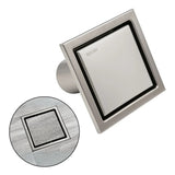 Rejilla invisible antiolores de acero inoxidable 10 x 10 cm - vista principal
