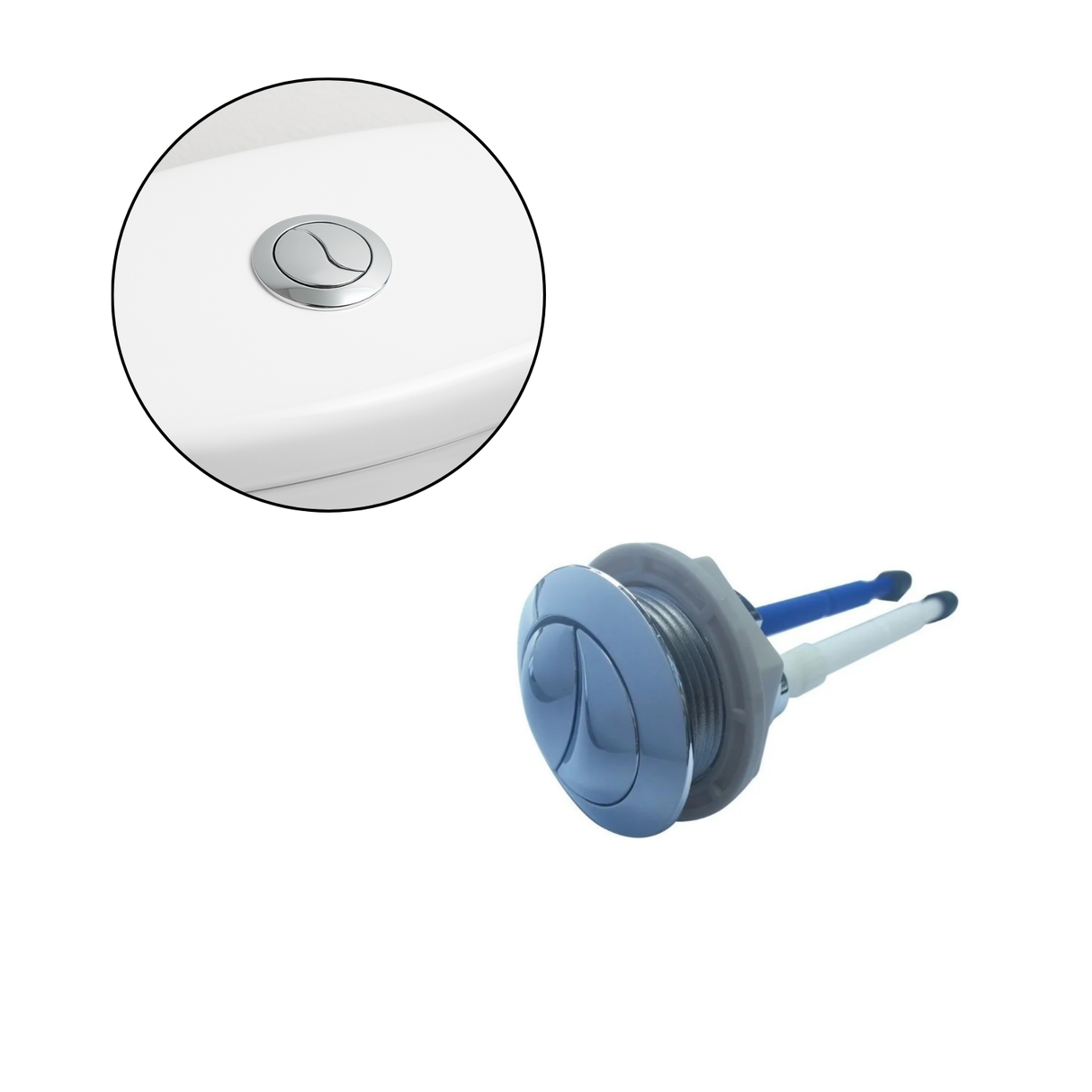 Boton De Push Para Sanitario Doble Descarga
