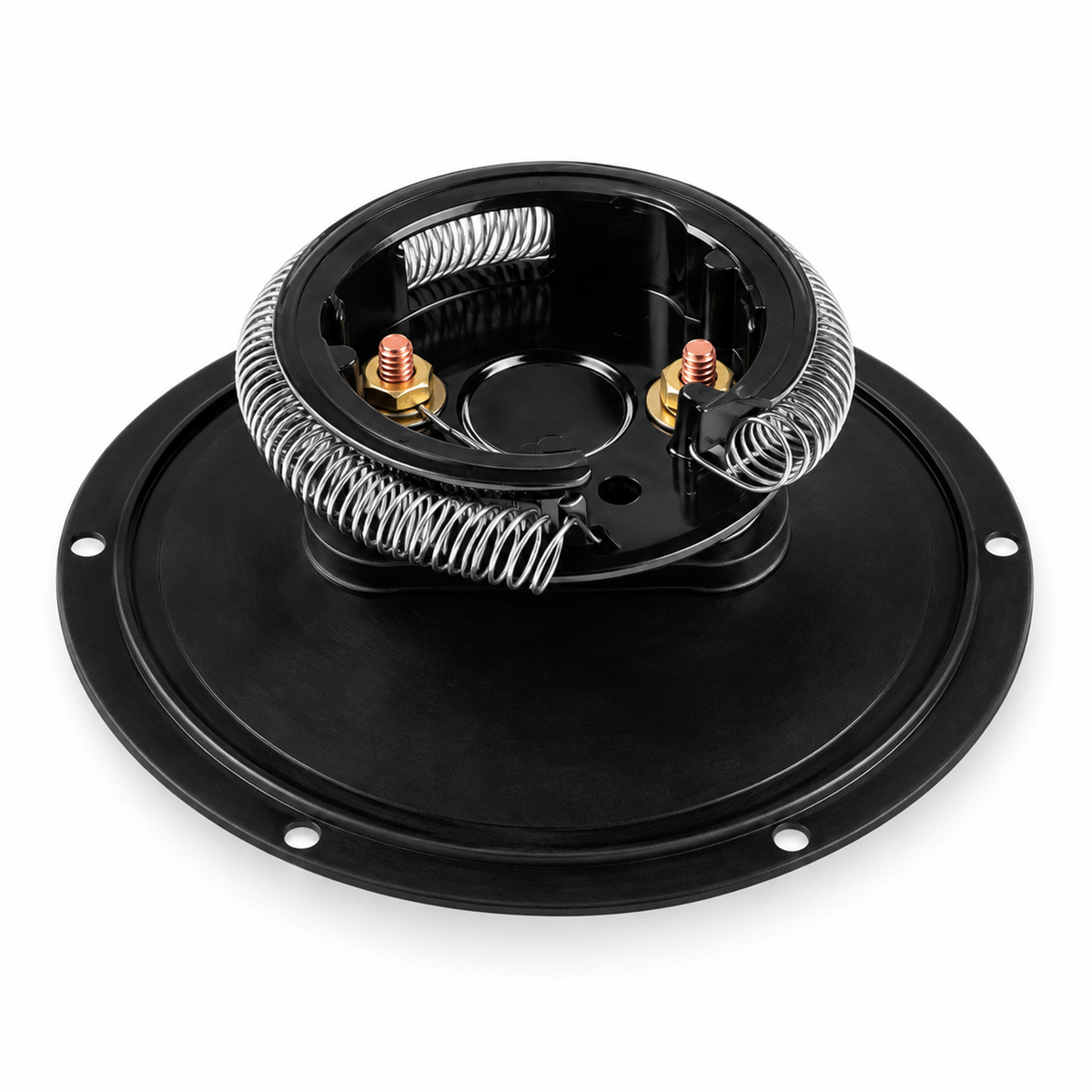 Diafragma completo negro para ducha Victory de 110 V, vista del producto