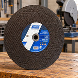 Disco De Corte Para Tronzadora BNA26 De 356 mm — fotografía contextual del disco suelto