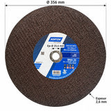 Disco De Corte Para Tronzadora BNA26 De 356 mm — medidas verificadas
