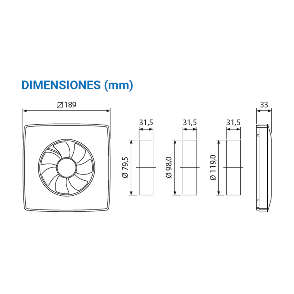 Información complementaria del extractor Emax Plus con Control