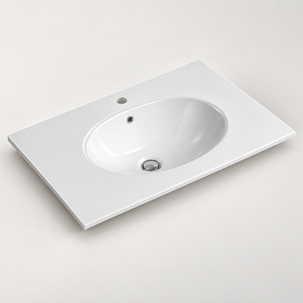 Lavamanos integrado blanco 60 x 47 cm vista de producto