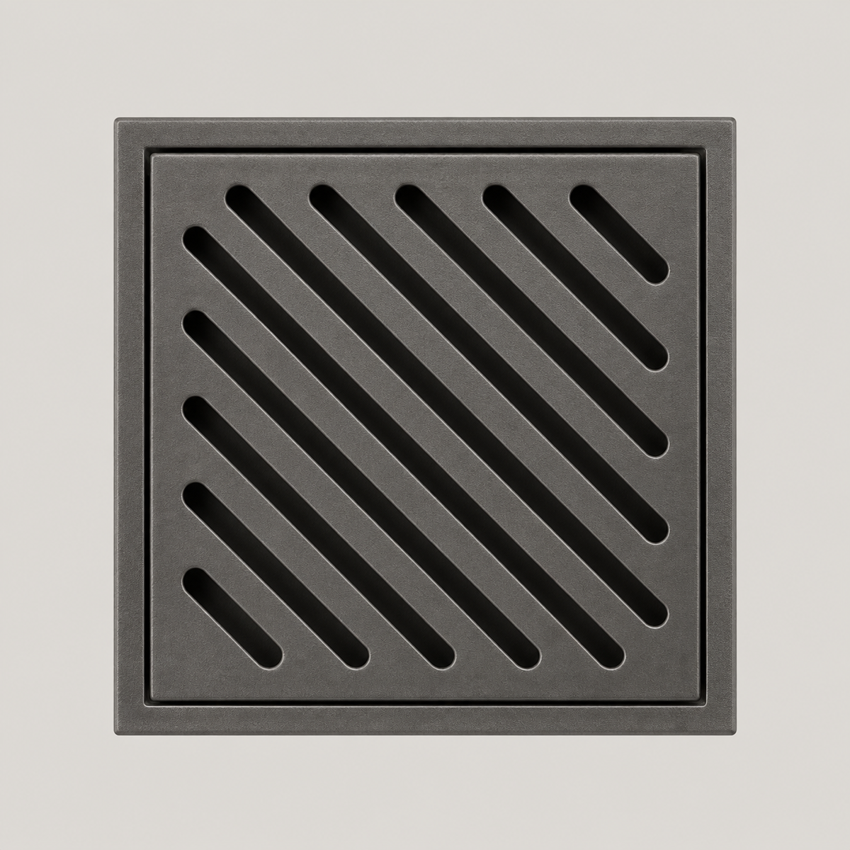 Rejilla De Piso Pesada Gris 10 X 10 Cm