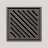 Rejilla De Piso Pesada Gris 10 X 10 Cm