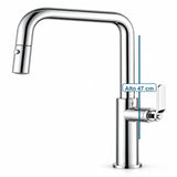 Grifería Monocontrol Cocina Extraíble Cromada 47 Cm - imagen 4