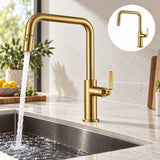 Grifería Monocontrol Cocina Extraíble Oro 47 Cm - imagen 1