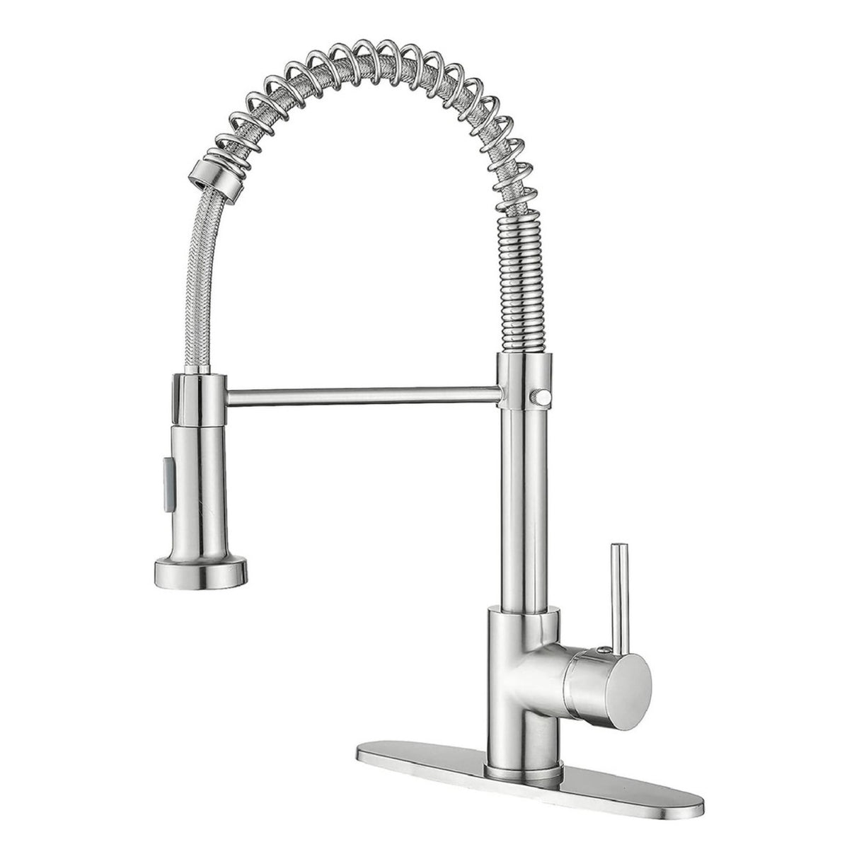 Llave Lavaplatos Monocontrol Extensible Negro Para Cocina Acabado Mate