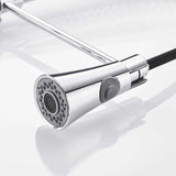 Griferia Lavaplatos Industrial Monocontrol Cromada Flexible
