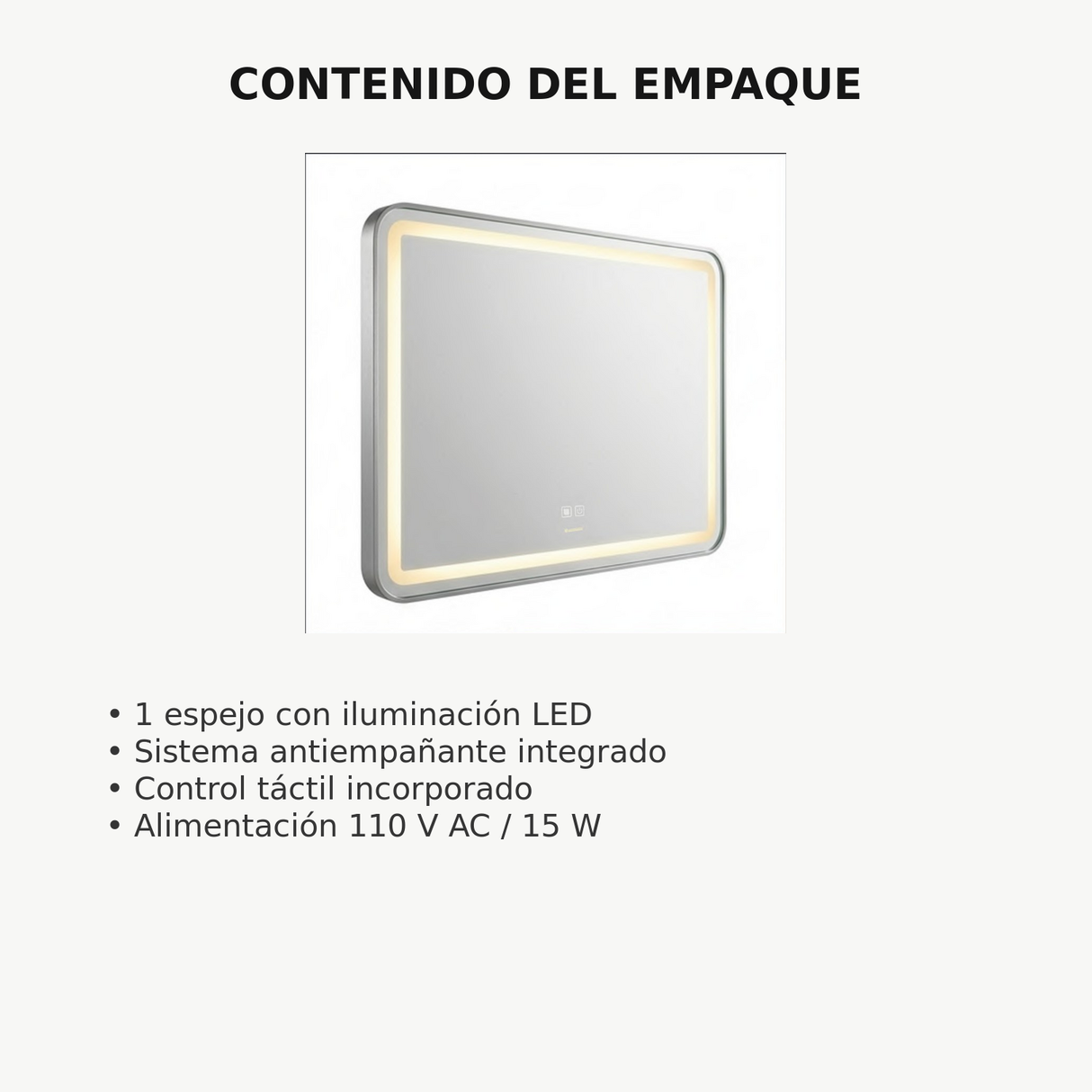 Contenido y funciones del espejo