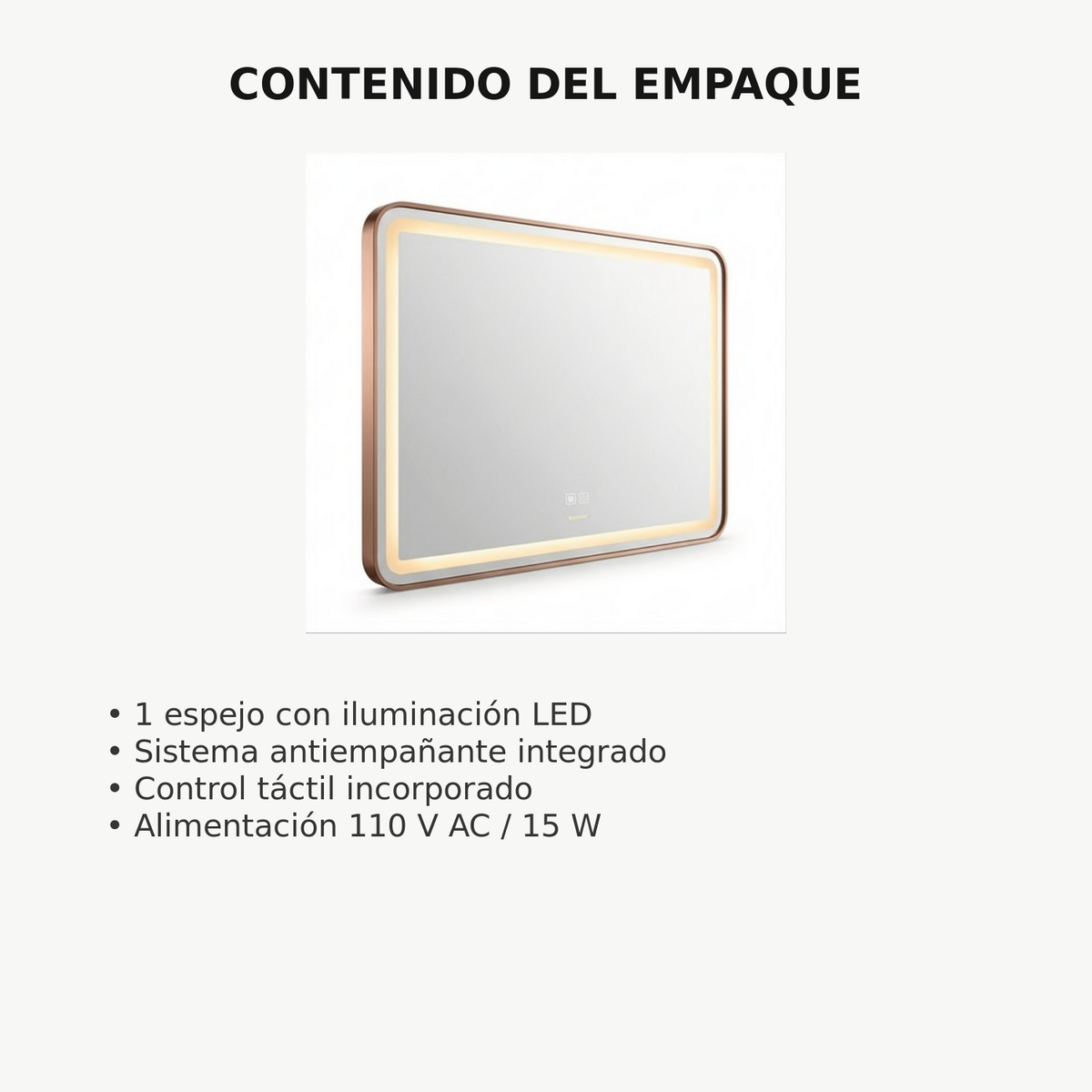 Contenido y funciones del espejo