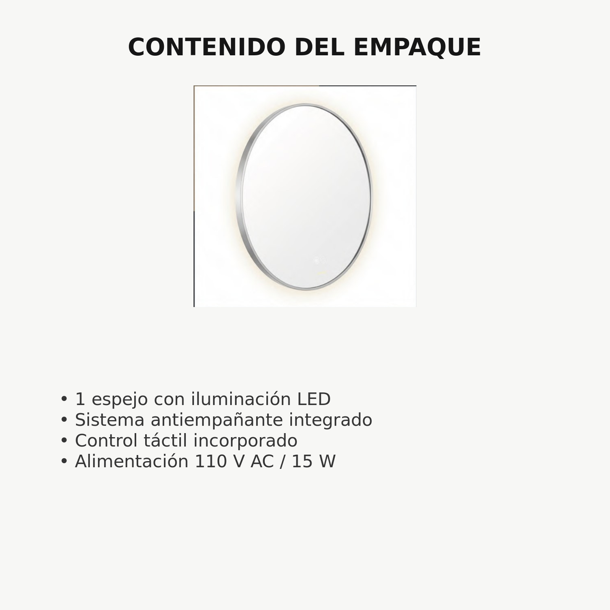 Contenido y funciones del espejo