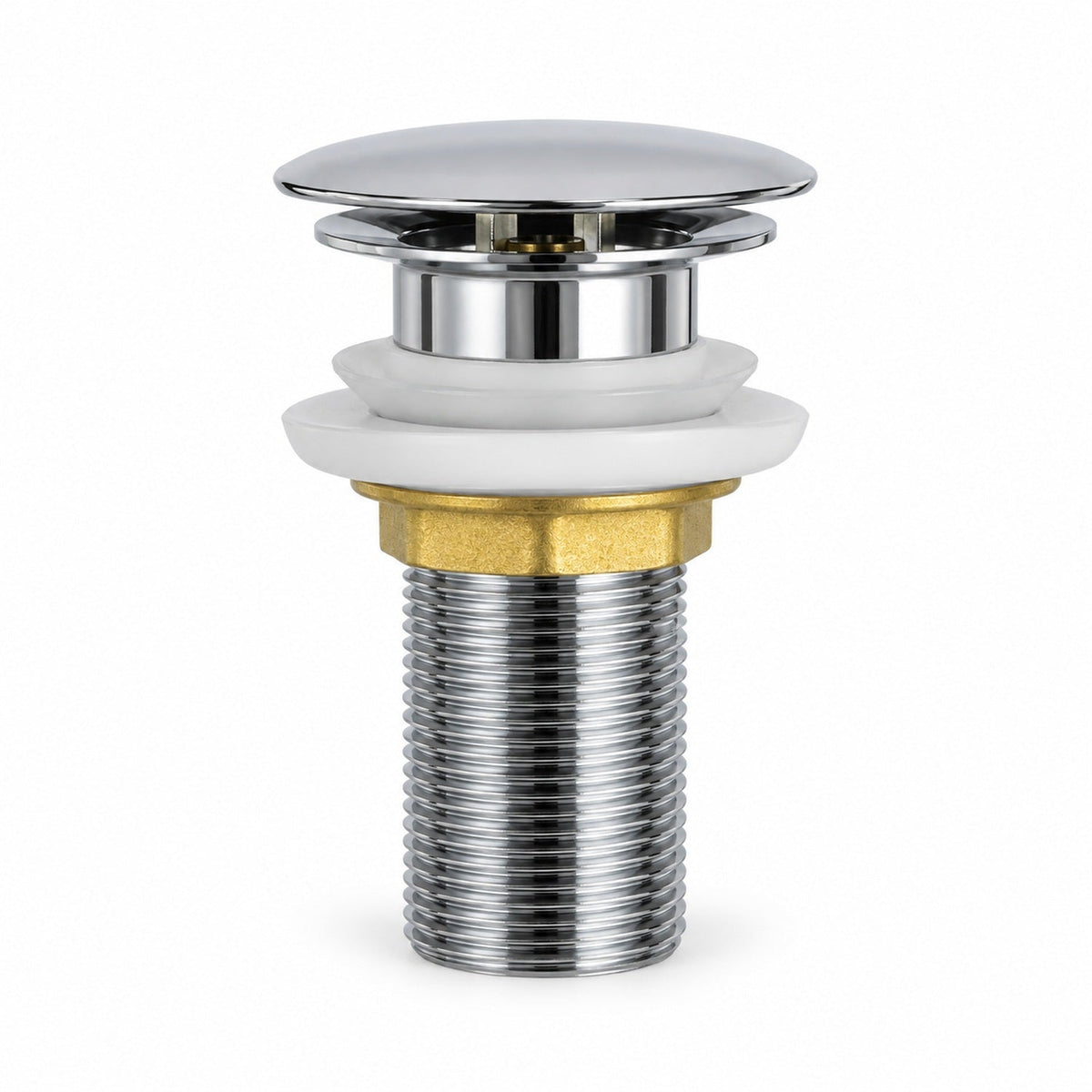 Desagüe Push Para Lavamanos En Zinc 9 Cm - vista limpia