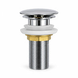 Desagüe Push Para Lavamanos En Zinc 9 Cm - vista limpia