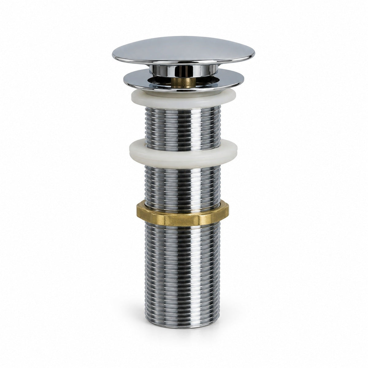 Desagüe Push Para Lavamanos En Bronce 12 Cm - vista limpia