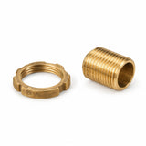 Racor Para Grifería Monocontrol En Bronce 8 Cm - vista limpia