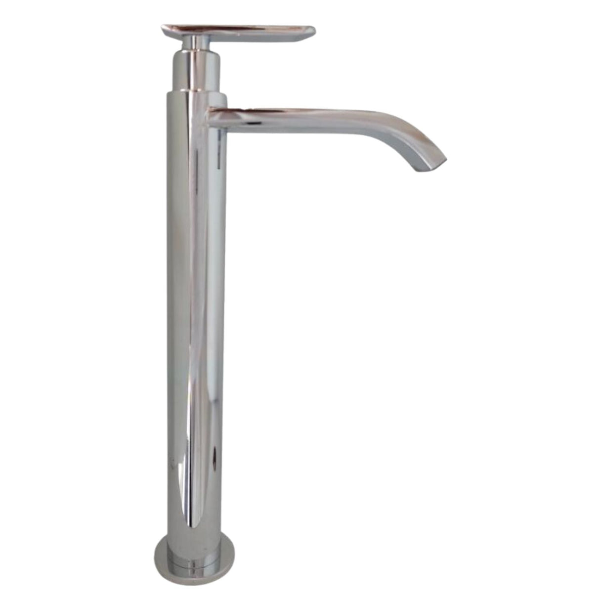 Llave Alta para Lavamanos Cascada 30,5 cm Agua Fría Cromada