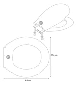 Tapa Asiento Universal Para Sanitario Belo Lila