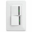 Interruptor Doble Blanco De Pared — fotografía del producto