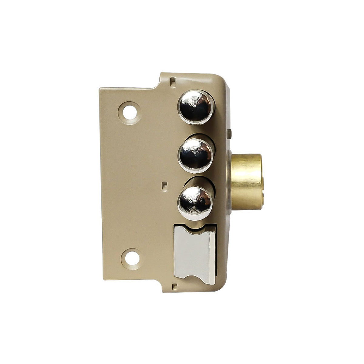 Cerradura De Sobreponer Izquierda Tres Bulones 50 mm — vista alternativa del cierre