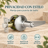 Manija De Baño En Aluminio Backset 60–70 mm — caracteristicas