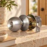 Pomo De Entrada En Acero Backset 60 mm — ambientacion amplia