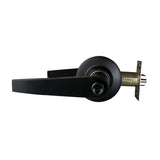 Manija De Baño En Aluminio Negro Backset 60 Mm — vista del producto