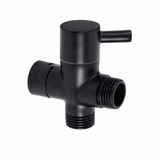 Contenido del paquete: un desviador de ducha KTL1635N negro mate