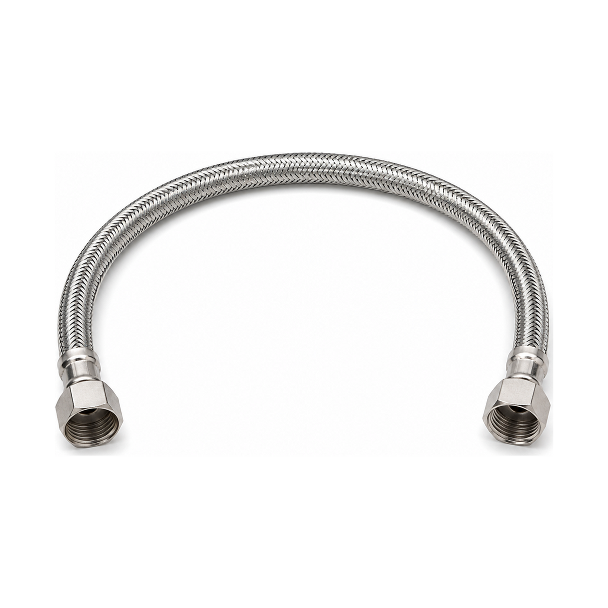 Manguera flexible para calentador hembra-hembra de media pulgada x 40 centímetros