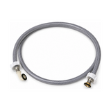 Manguera PVC para Lavadora Hembra-Hembra 3/4" x 100 cm - Manguera PVC completa en fondo blanco