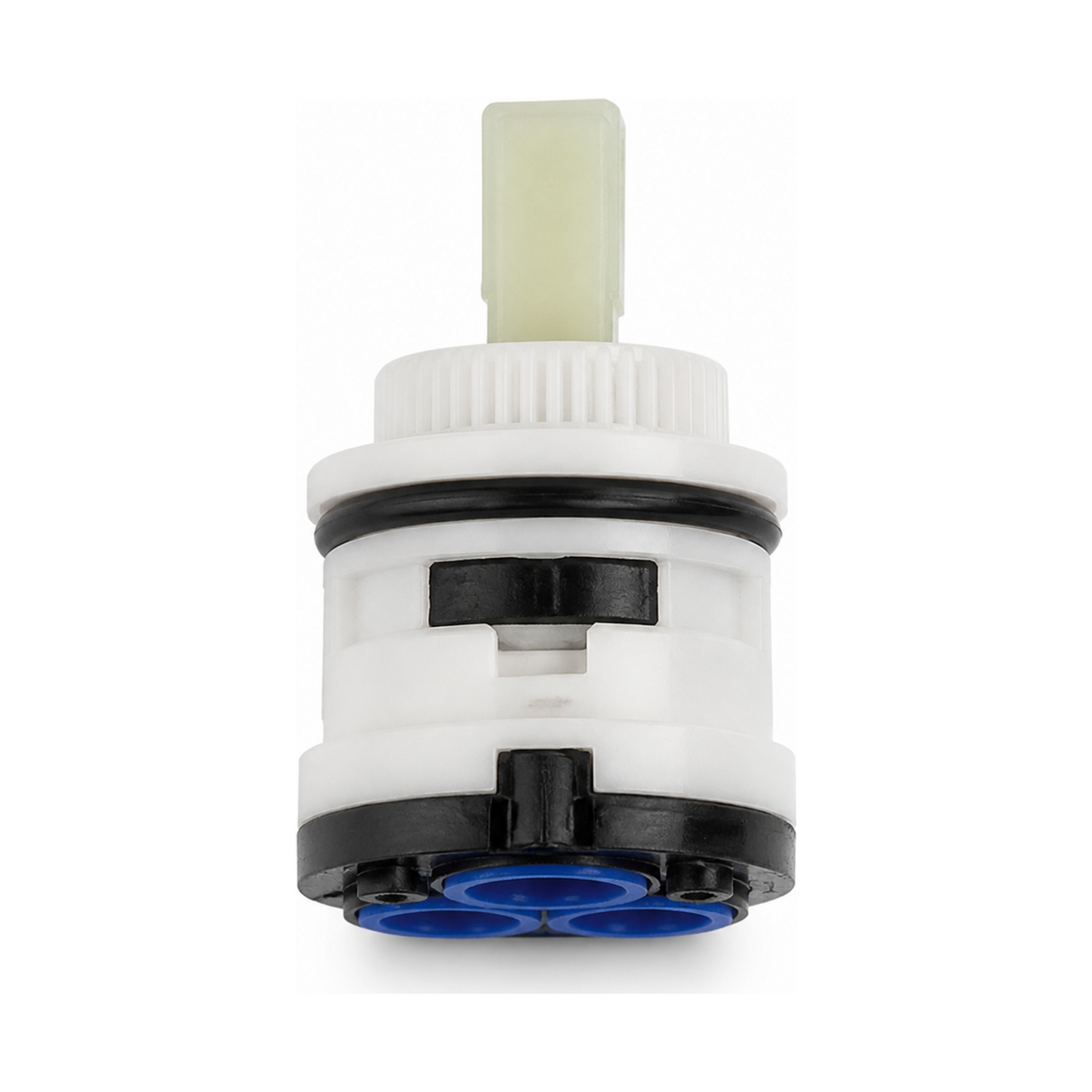Cartucho Cerámico para Monomando 40 mm en Blíster - Cartucho de 40 mm completo en fondo blanco