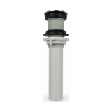 Desagüe Plástico 1 1/4" con Rejilla sin Rebose - Producto exacto completo sobre fondo blanco, sin recorte
