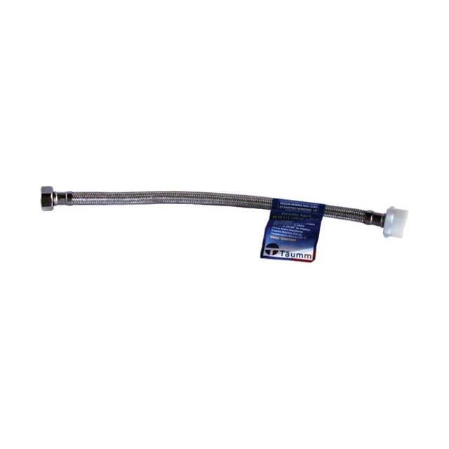 Manguera Flexible Hembra-Hembra 1/2" x 15/16" de 35 cm - Producto exacto completo sobre fondo blanco, sin recorte