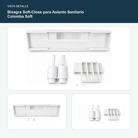 Bisagra Soft-Close para Asiento Sanitario Colomba Soft