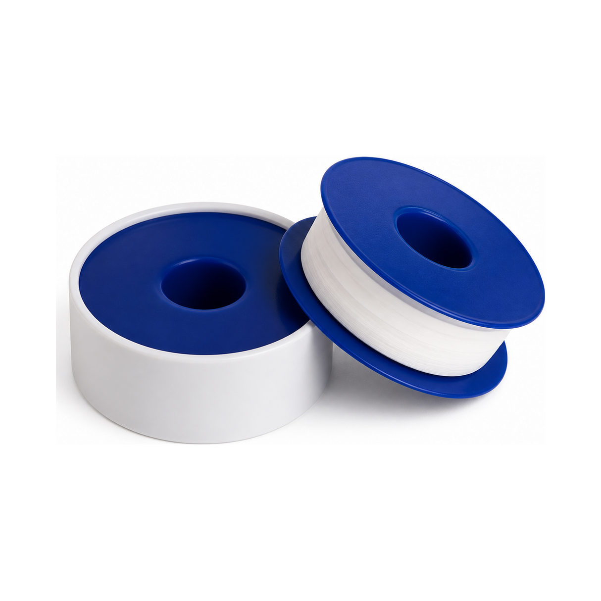 Cinta Selladora de PTFE Jumbo de 1" x 50 m - Producto exacto completo sobre fondo blanco, centrado y sin recortes