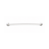 Manguera Flexible Plástica de 1/2" x 7/8" y 40 cm - Producto exacto completo sobre fondo blanco, centrado y sin recortes