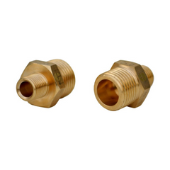 Conector de Latón con Tuerca de 1/2" x 1/4"