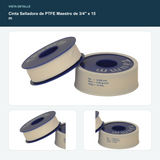 Cinta Selladora de PTFE Maestro de 3/4" x 15 m - Ancho 3/4"; largo 15 m