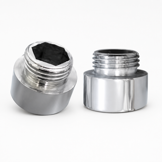 Conector para Monomando de 35 mm con Salida Macho 1/2" - Producto exacto completo, centrado, sin recortes y con margen de seguridad