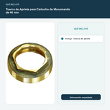 Tuerca de Apriete para Cartucho de Monomando de 40 mm - Incluye 1 tuerca de apriete