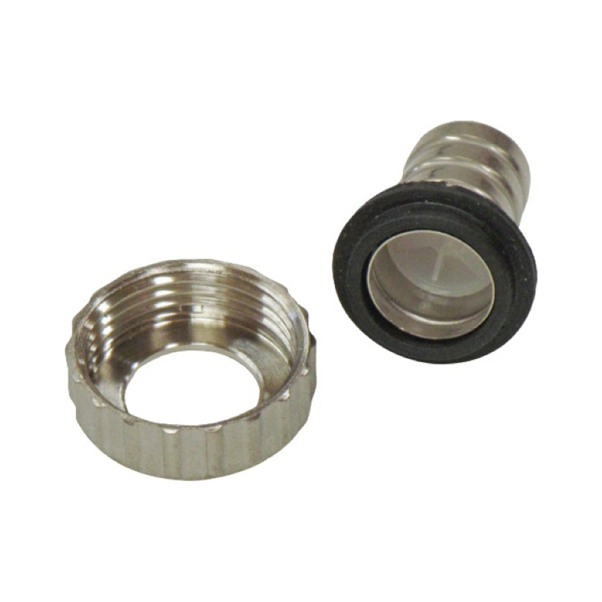 Conector de Manguera para Llave de Jardín y Lavadero de 1/2" - Producto exacto completo, centrado, sin recortes y con margen de seguridad