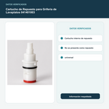 Cartucho de Repuesto para Grifería de Lavaplatos 041401003 - Cartucho interno de repuesto. No se presenta como repuesto universal